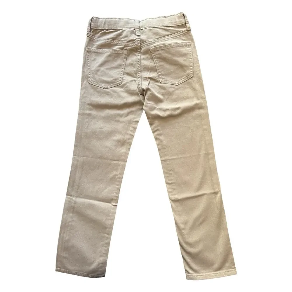 Old Navy Boys' Slim-Fit 360 Stretch Five-Pocket Pants Khaki School Casual Size 8